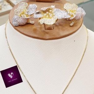 Necklace set 3 pieces 3 Colors